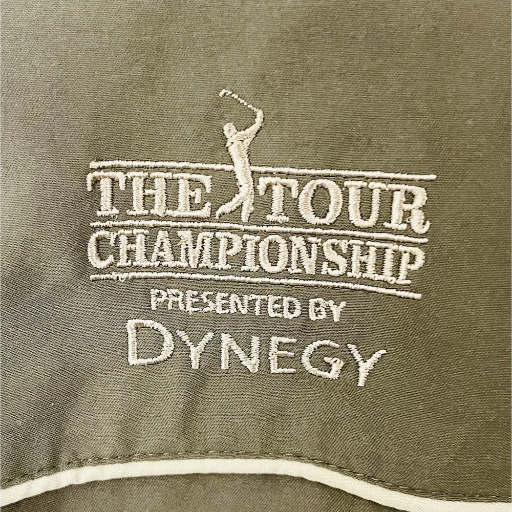 PGA Tour 1/4 Zip Vest Men's XL Olive Green The Tour Championship VTG 2001
